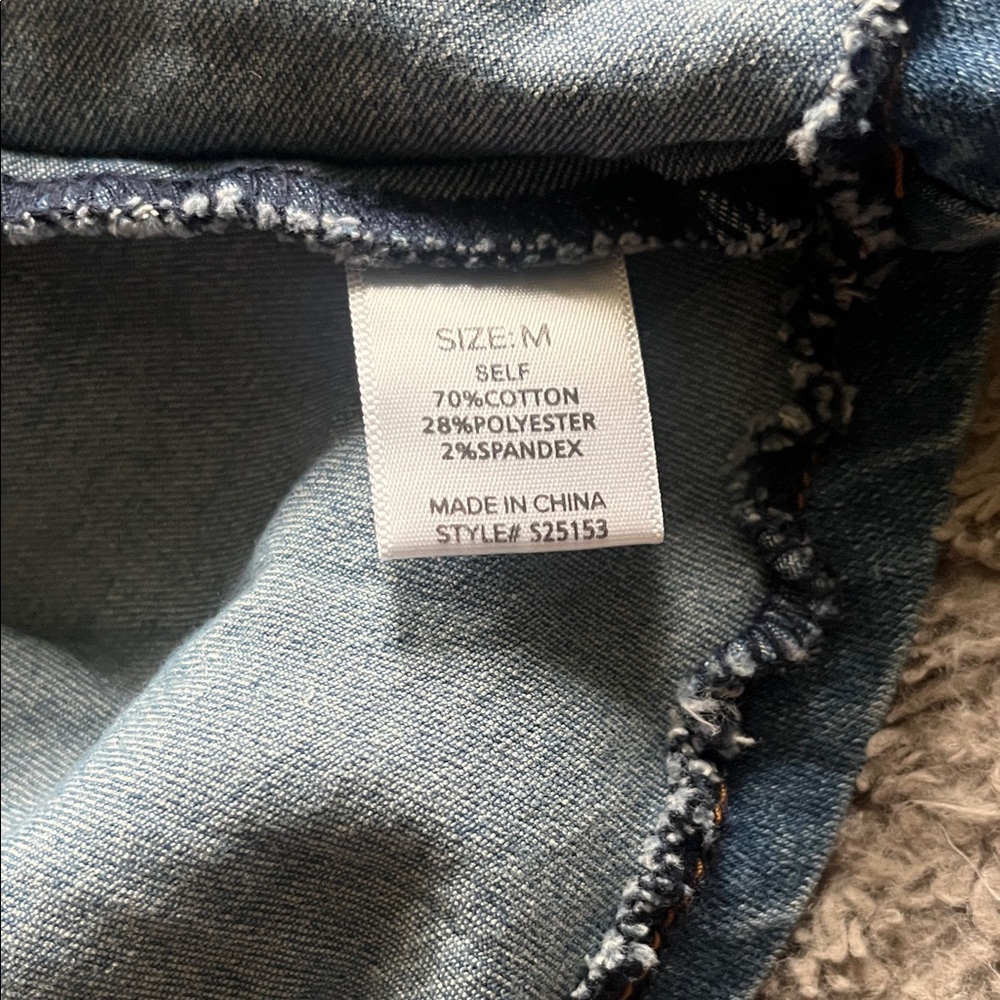 NWOT Women's Fashion Nova Pleated Micro Mini Denim Skirt | M - Picture 3 of 3